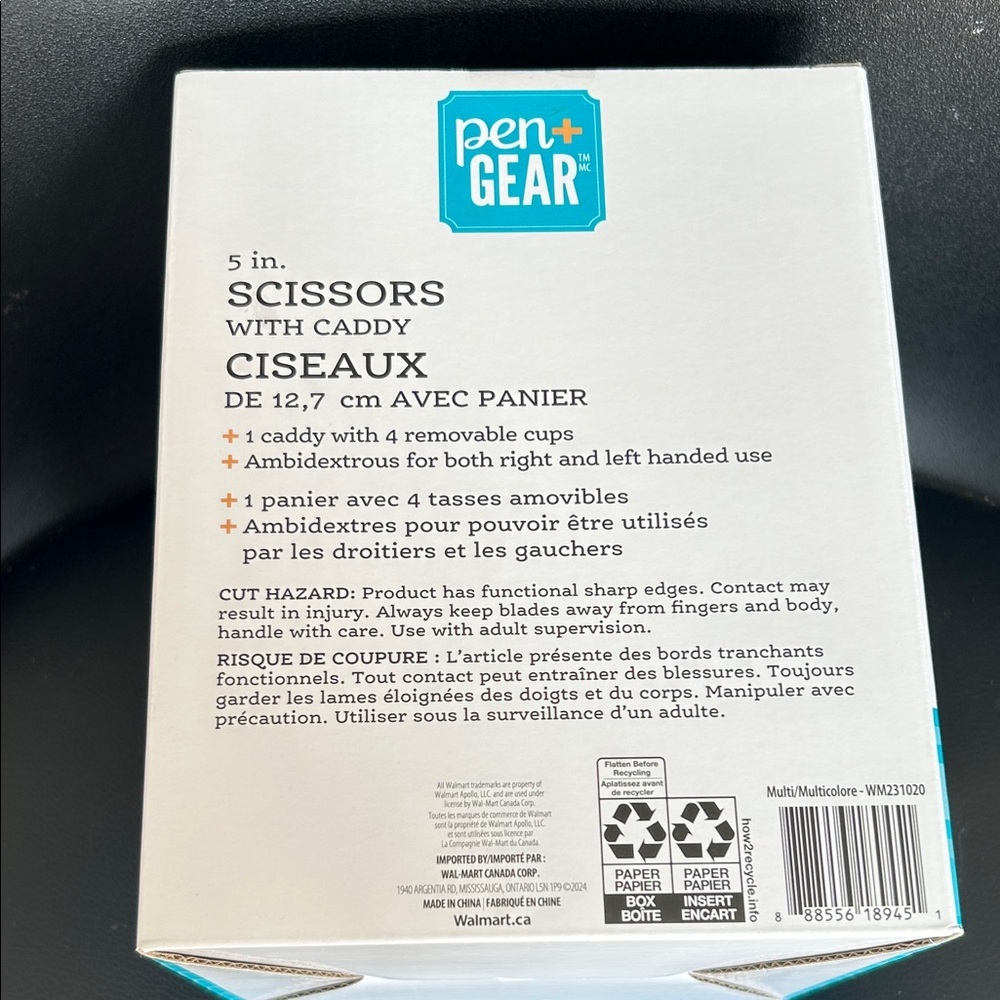 NEW Pen+Gear Caddy With 24 5-inch scissors for kids - Picture 3 of 3
